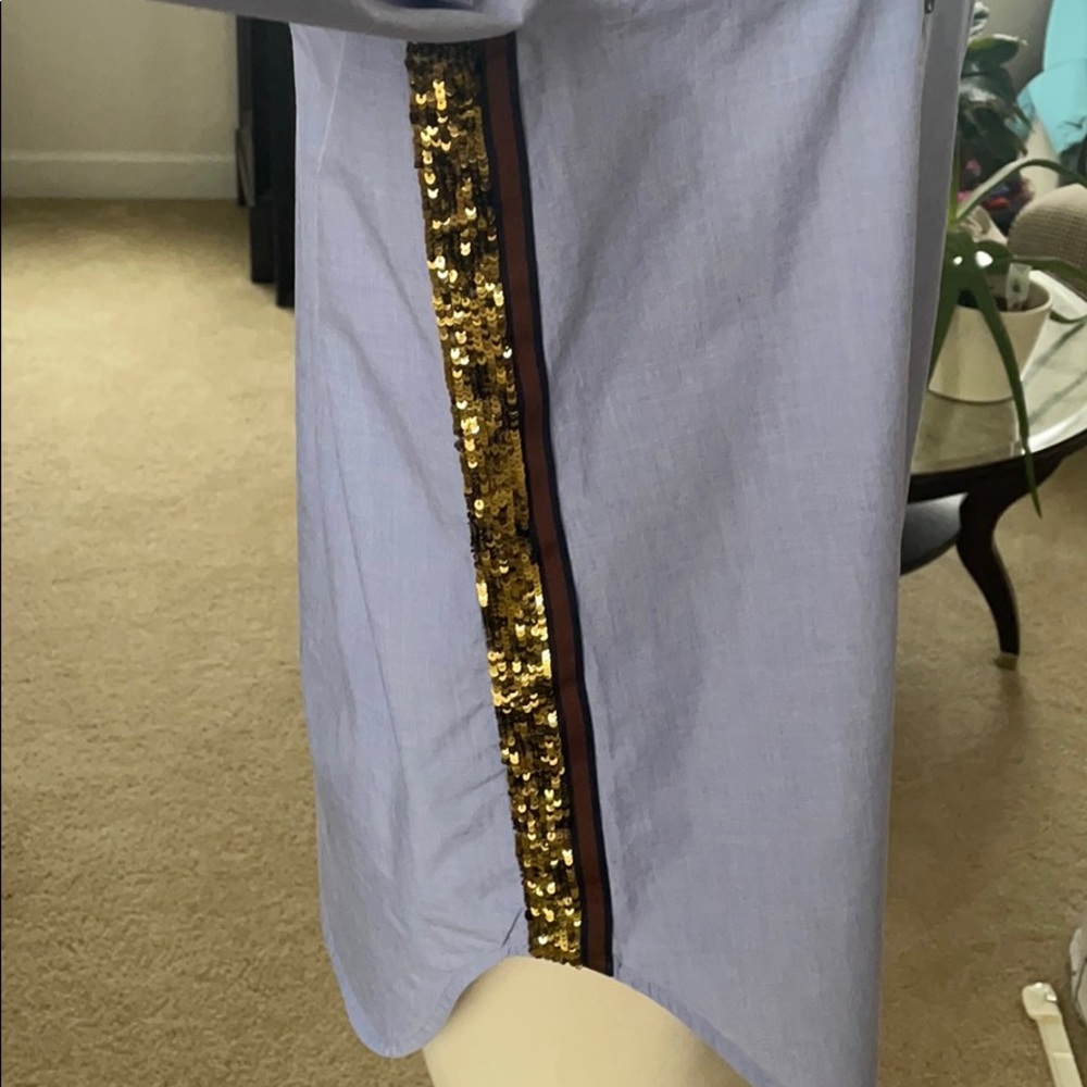 J. Crew Button Down Blue Shirt - Picture 3 of 6
